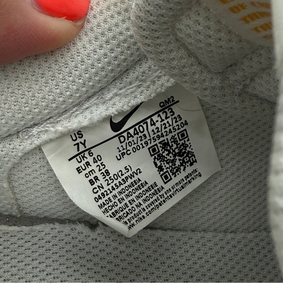 Nike Blazer Low ‘77 White University Gold Pink Sneakers Retro W 8.5 - 9 / Y 7 - Picture 7 of 7